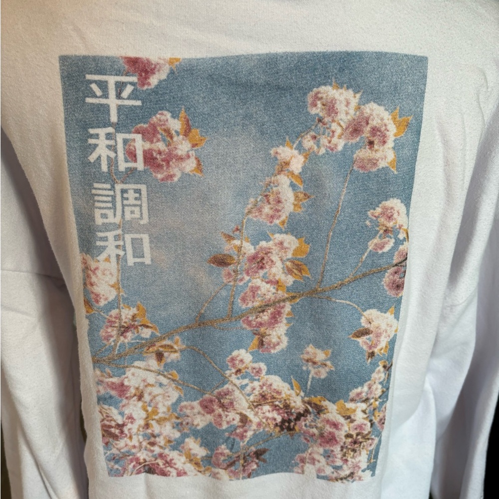 Beautiful Cherry Blossom White Sweatshirt - Picture 6 of 9